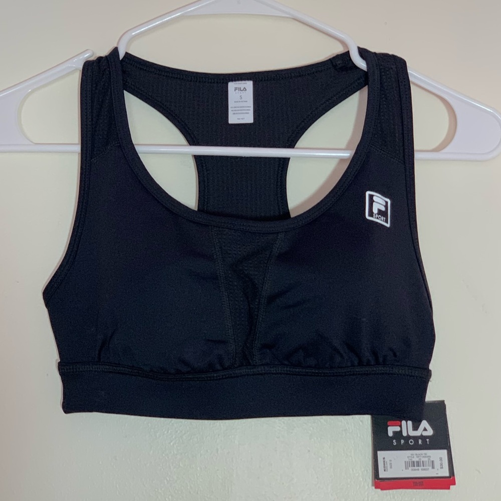 FILA Black Sports Bra